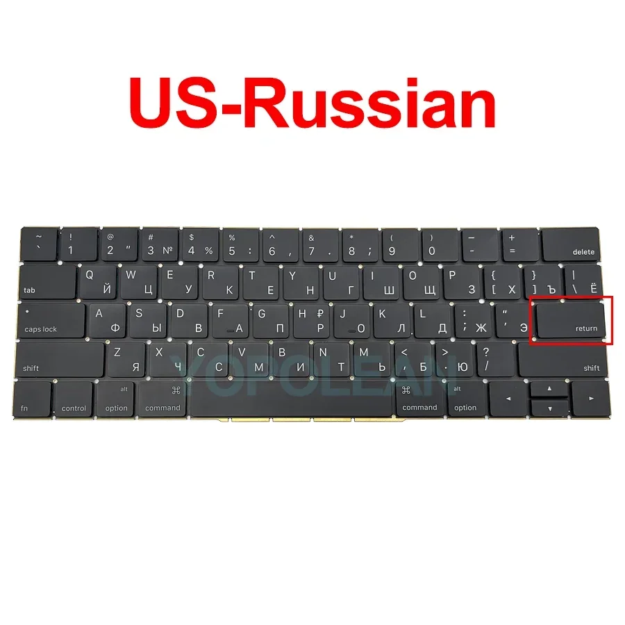 Neue US UK Spanisch Französisch Koreanische Tastatur Für Macbook Pro Retina 13 "15" A1706 A1707 Tastatur Ersatz: orange