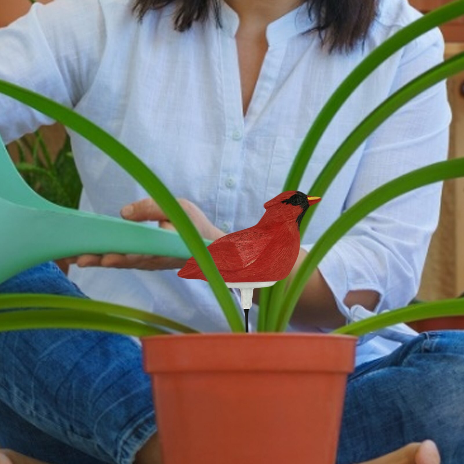 Plant Potted Soil Moisture Alarm Instrument Flower Pot Moisture Sensor Handicraft Animal Alarm Garden Supplies