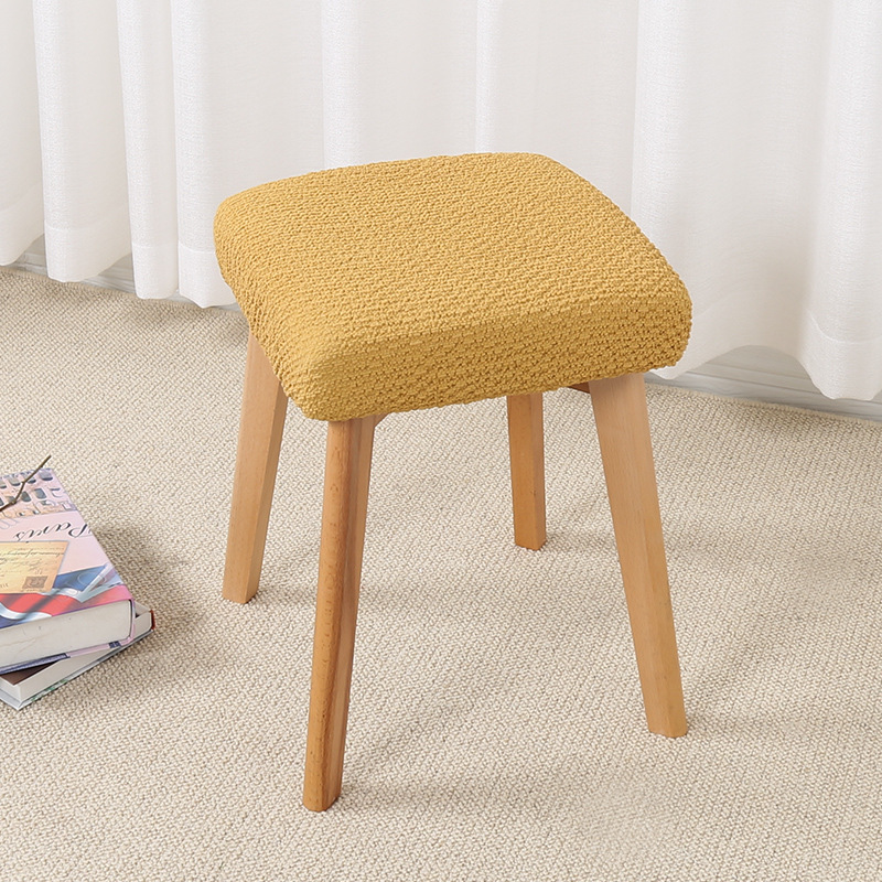 Housse de chaise pour tabouret carré, universelle, élastique, pour maison, bureau, Table à manger, en bois massif, moderne, minimaliste, multicolore: 03