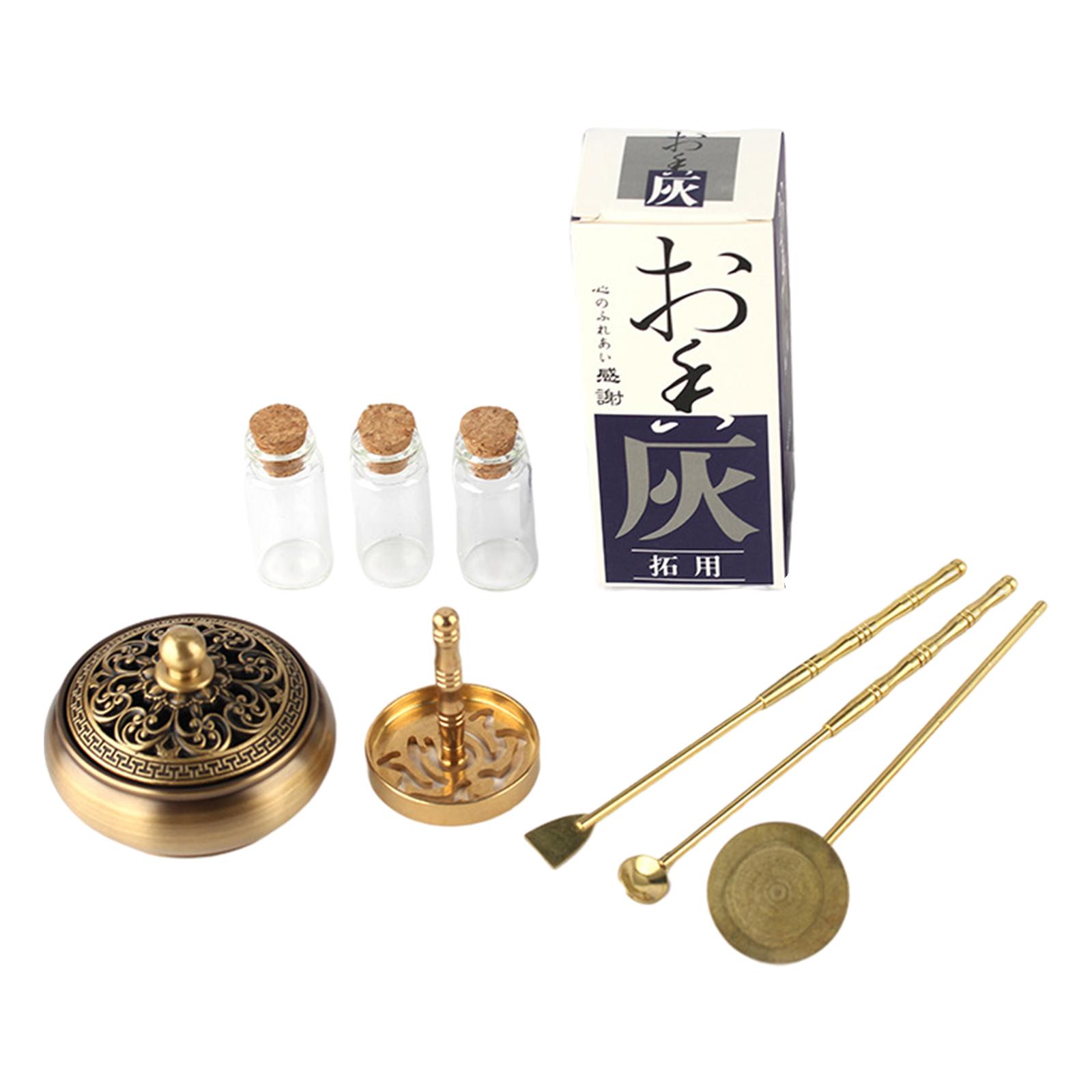 Pure Copper Incense Burner Incense Seal Tools Sandalwood Powder Furniture Relax Yoga Office