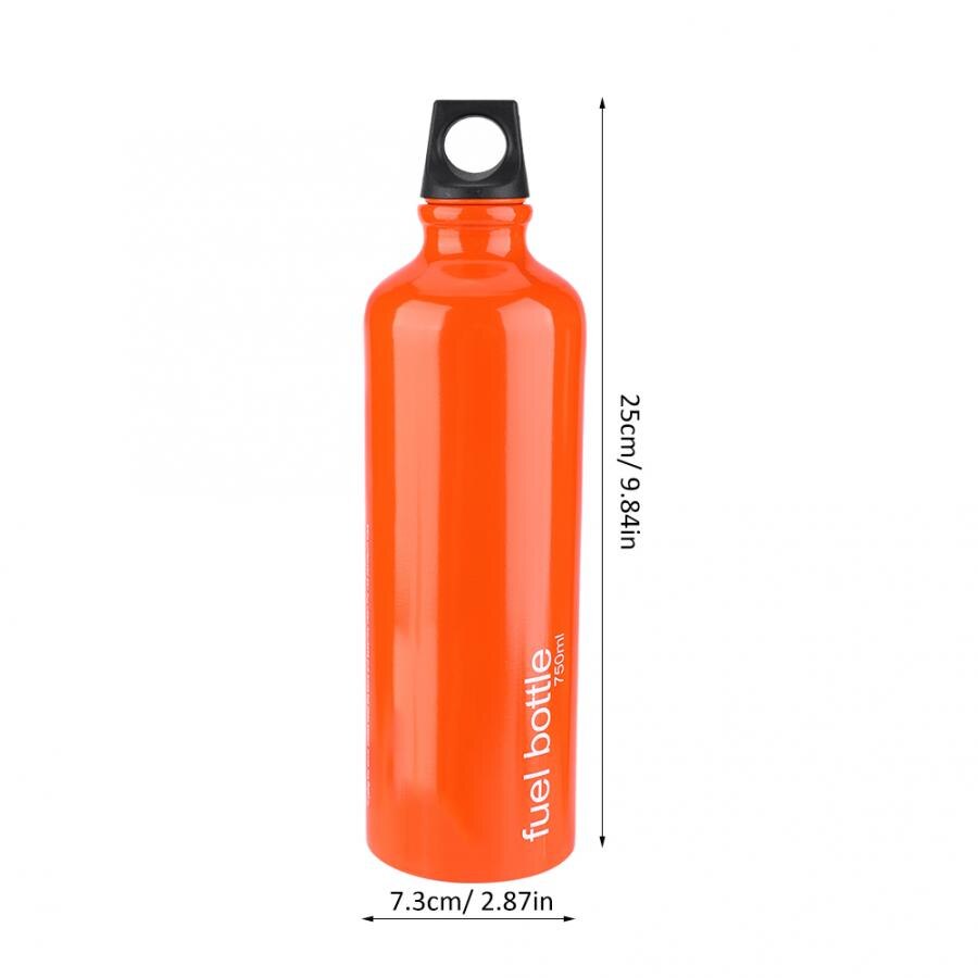 530ML/750ML/1000ML Fuel Storage Bottle Portable Gas Stove Tank Oil Container Fuel Storage Tank For Outdoor Camping Hiking Picnic: 750ML