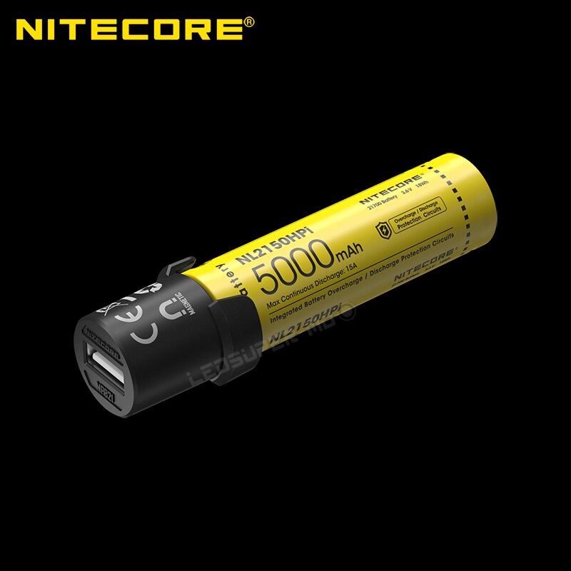 NITECORE Intelligent 21700 Battery System - MPB21 Kit with NL2150HPi &amp; ML21 Light &amp; Magnetic Powerbank