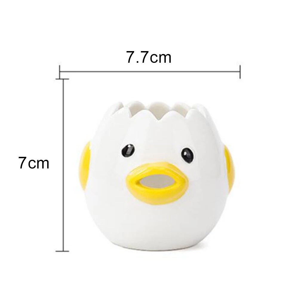 Egg Separator Chicken Egg Yolk White Separator Ceramics Chick Egg Separator Dining Cooking Kitchen Gadget Tools CF-154