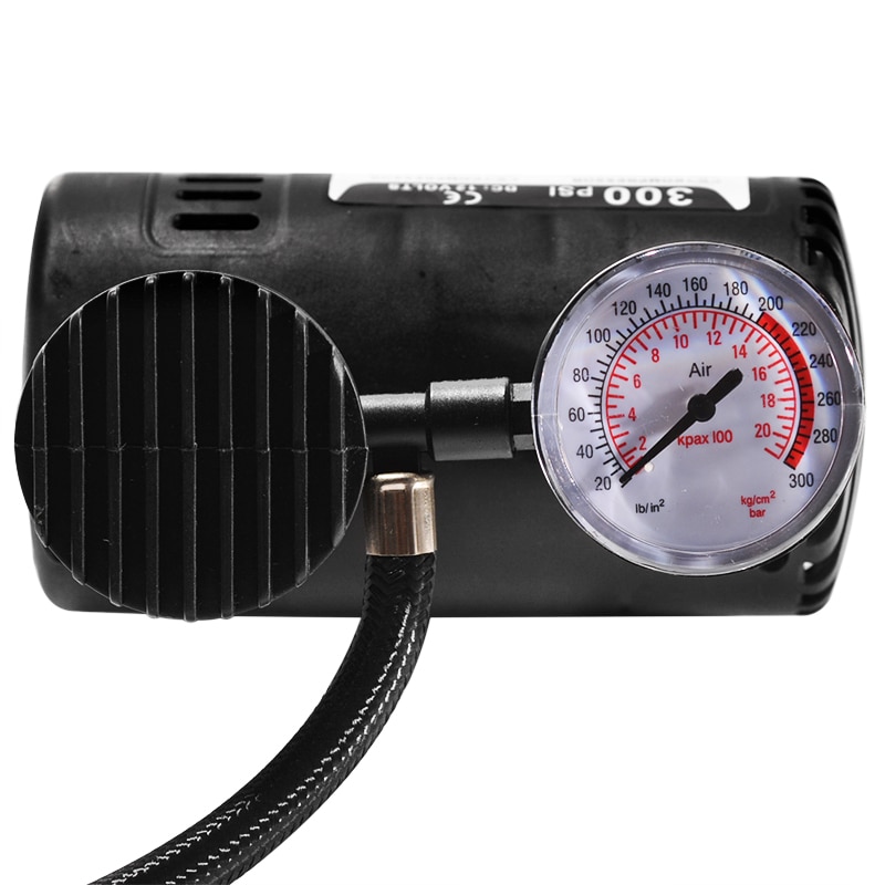 Dc 12v 300 psi bildekk inflator automatisk bærbar luftkompressor pumpe dekk bærbar inflator elektrisk trykkpumpe gummibåt