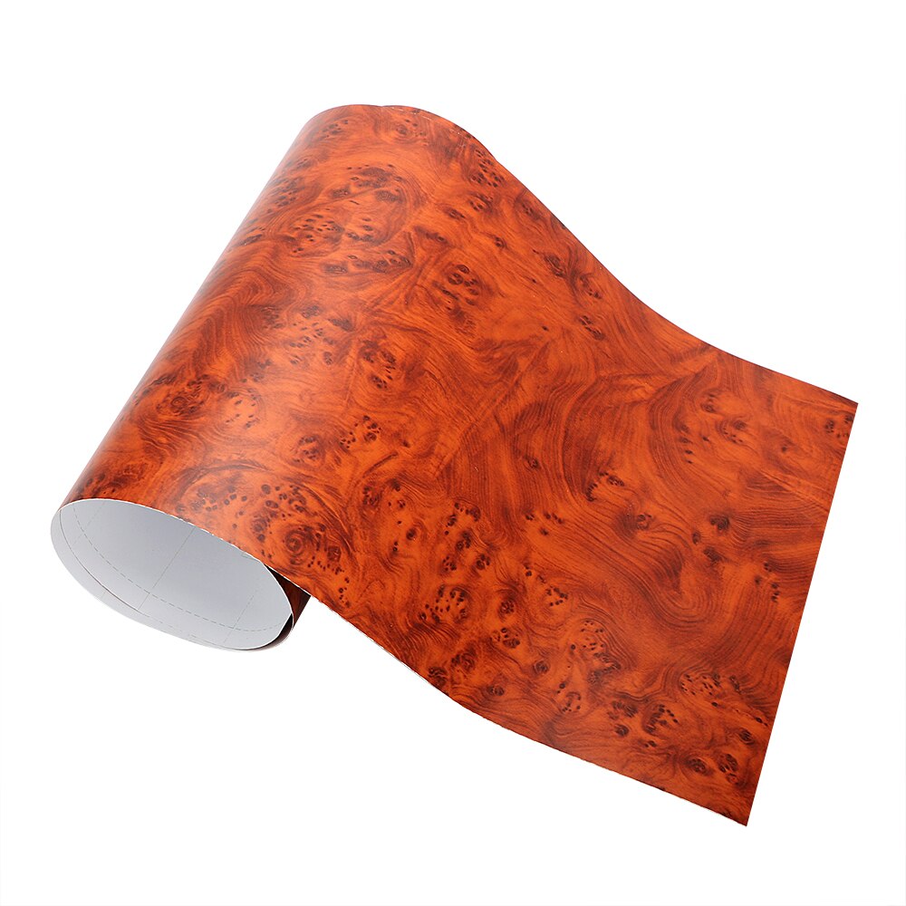 LEEPEE 3D Auto Aufkleber Auto Dekore 30*100cm PVC Holzmaserung Strukturierte Schutz Auto wickeln Film 4 Farben Auto Styling: Typ D