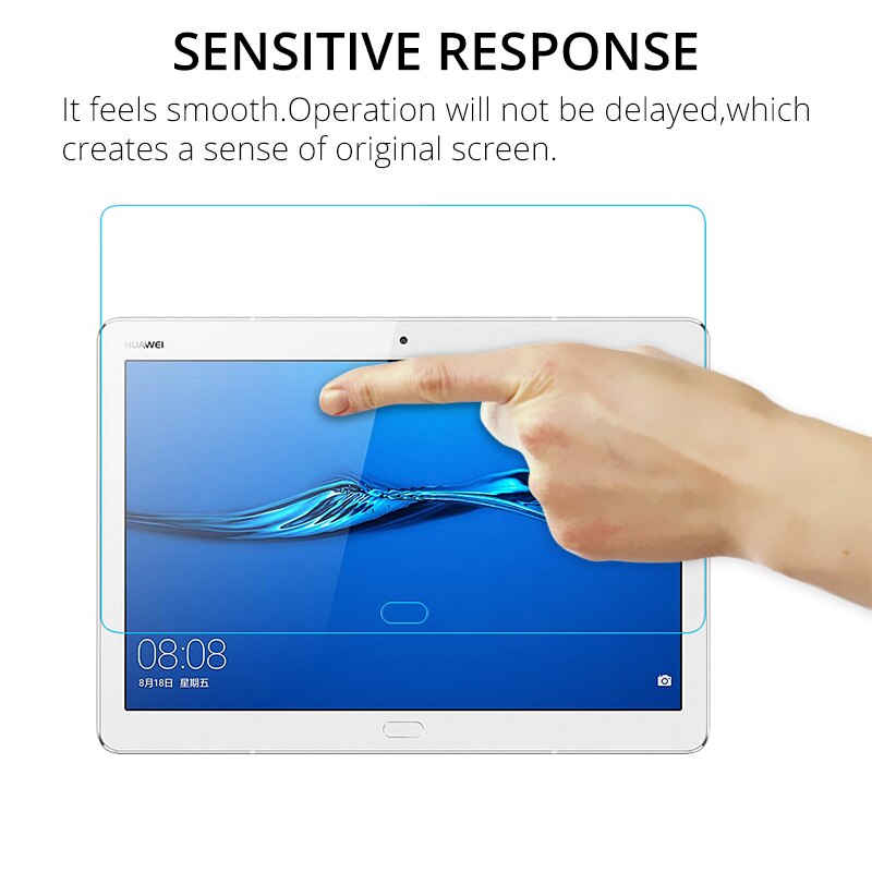 Skärmskydd i härdat glas för huawei mediapad  m5 lite 10.1 m5 lite 8.0 t5 10 t3 10 9.6 m6 10.8 t3 8 tablettglasfilm
