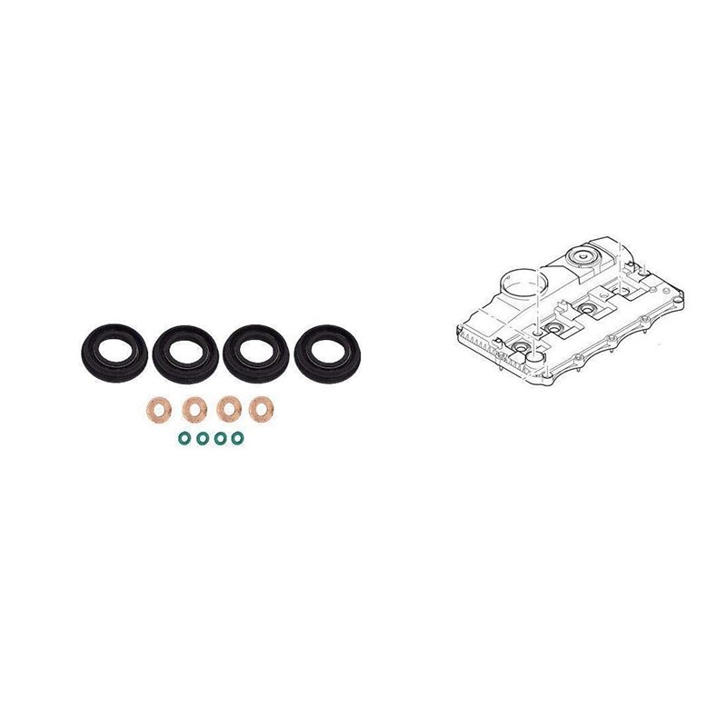 Fuel Injector Seals + + O-ring Gasket for Ford MK7 2.2 2.4 TDCi