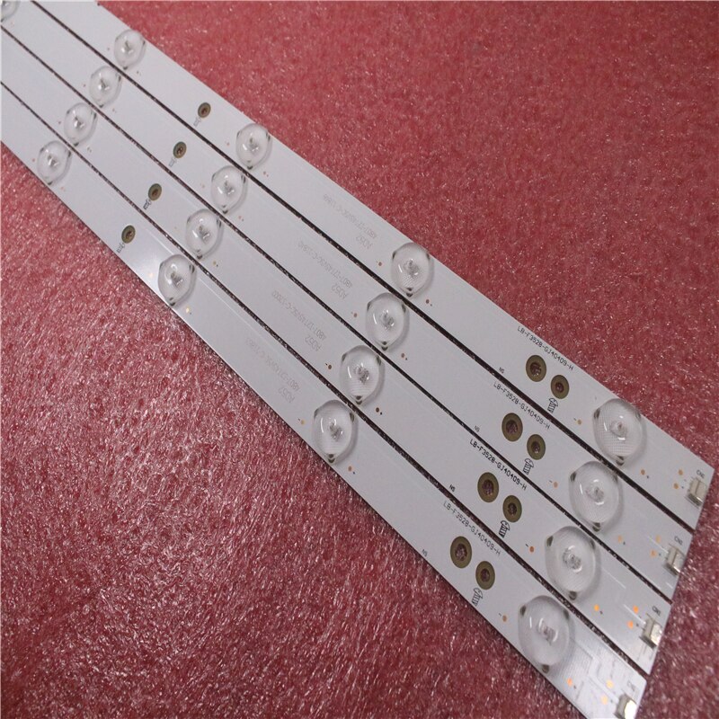 Kit) 4 PCS 9LEDs 798mm LED backlight strip voor Sony TV KDL-40R380D 40PFL3240 GJ-DLEDII P5-400-D409-V7 TPT400LA-J6PE1