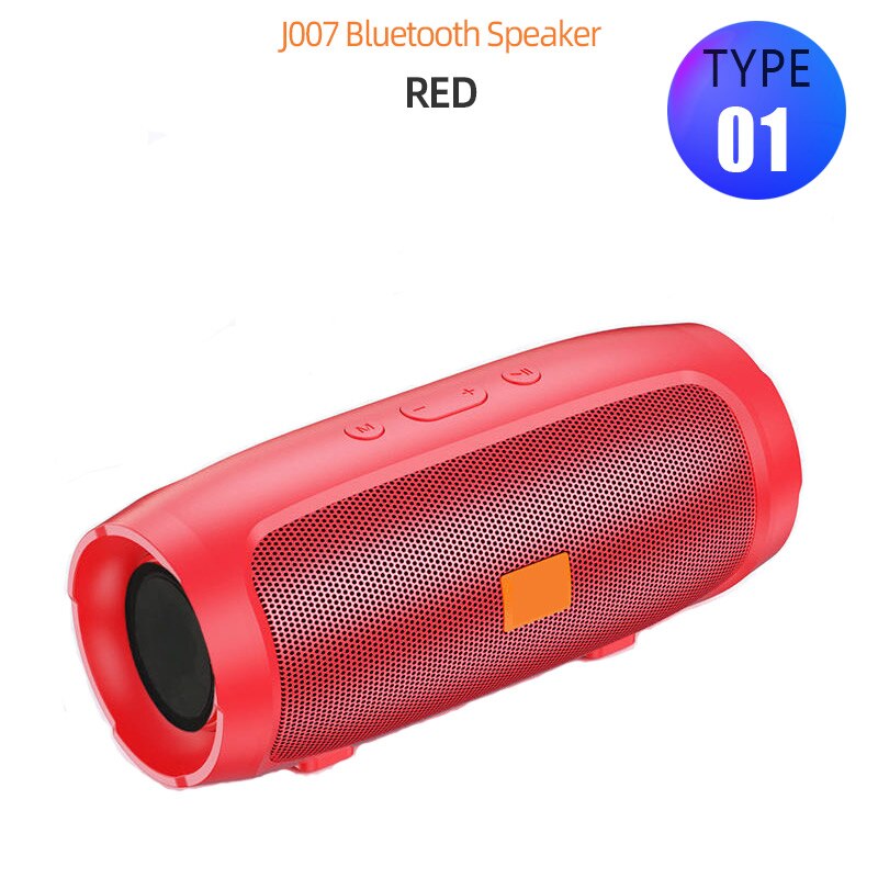 Krachtige Bluetooth Speaker Bass Draadloze Draagbare Subwoofer Waterdicht Sound Box Ondersteuning Tf Tws Usb Muziek Alle Telefoon Luidspreker: Type1 Red