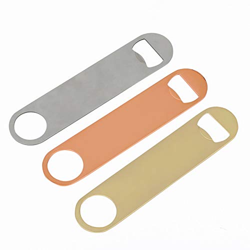 Rvs Bar Blade Bier Flesopener, Barman Flesopeners, Snelheid Openers Set Van 3