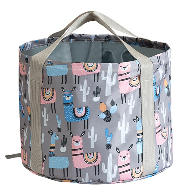 Seau pliable portable de voyage grande capacité seau pliable multifonction pour l'extérieur et la maison