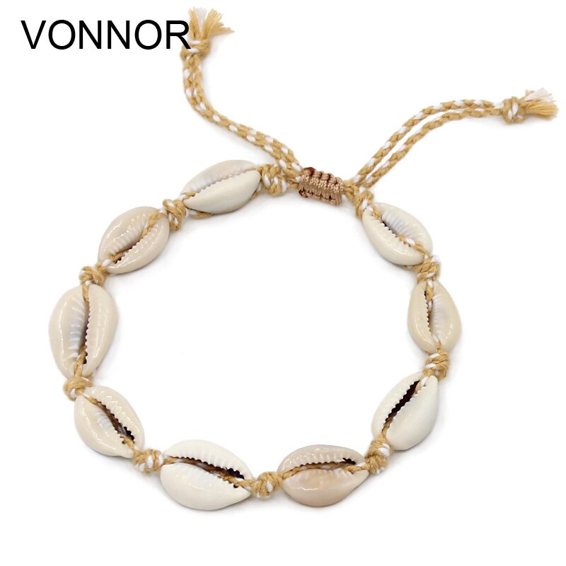 VONNOR-tobilleras para mujer, bisutería de pie para playa, pulsera para sandalias descalzas, tobillera, correa para el tobillo, accesorios bohemios