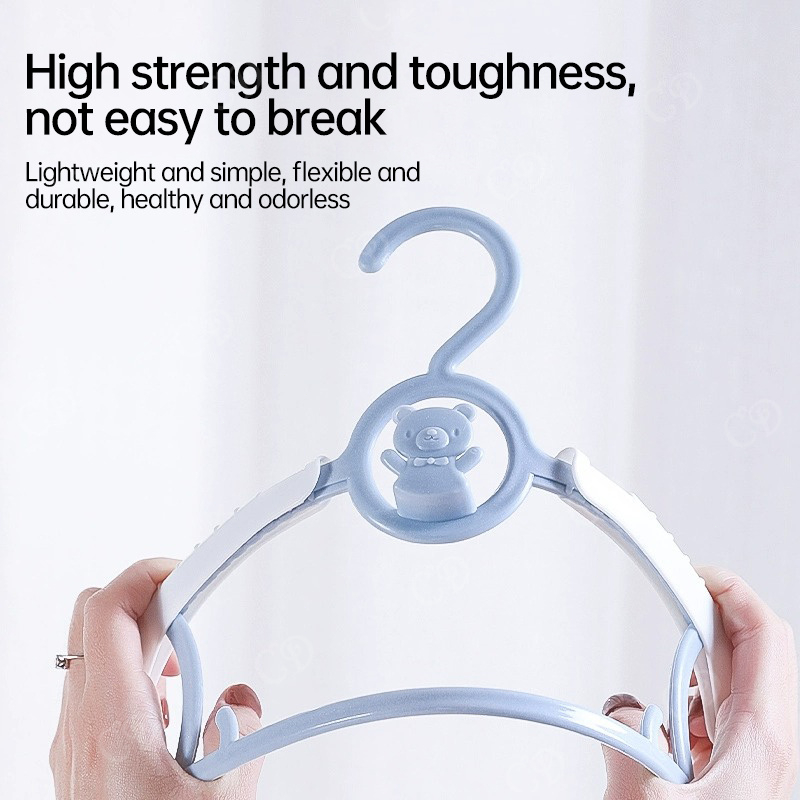 5 stks Telescopische Baby Hangers Kleding Organizer Closet antislip Kids Kleerhanger Garderobe Opslag Droogrekken Ruimtebesparend Hang