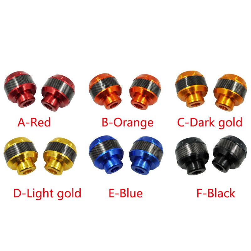 1 pair universal motorcycle CNC Front Rear Falling Wheel Protectors ball Fork Slider Anti Crash For Yamaha Honda scooter Moped