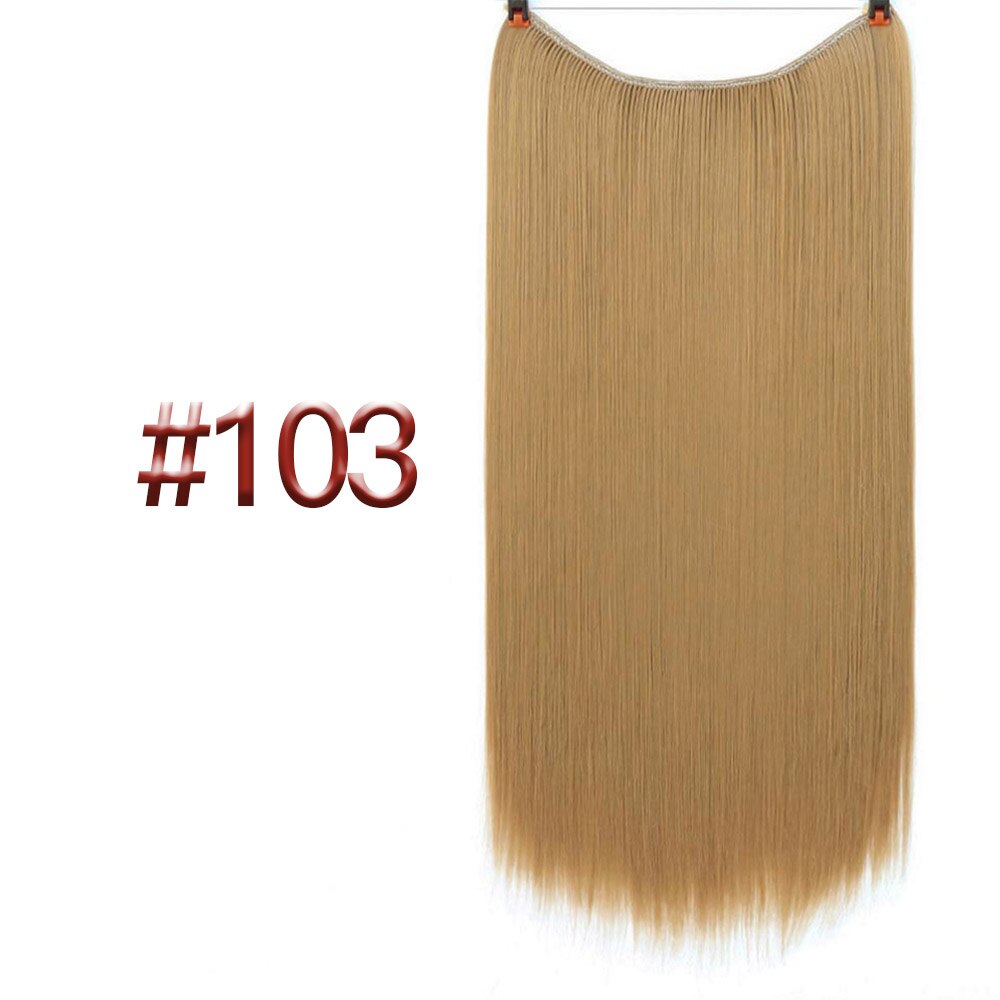 Liangmo Hair Extensions Onzichtbare Ombre Synthetische Natuurlijke Flip Verborgen Geheim Draad Crown Grijs Roze Voor Vrouwen: Z103