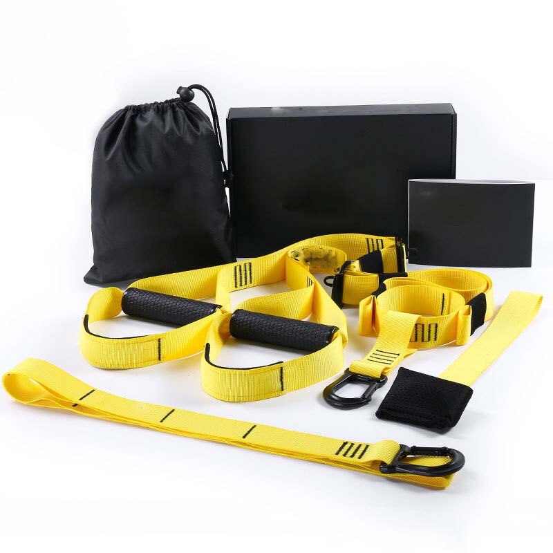 Pendurado cinto de treinamento pendurado treinador fitness tensão corda equipamentos de fitness do agregado familiar: Dynamic yellow
