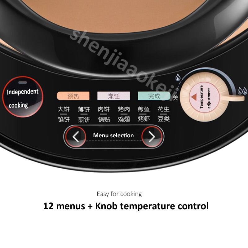 Multifunctionele Elektrische Crêpe Bakpan Huishoudelijke Pannenkoek Maker Machine non-stick Dual-side Verwarming EU/AU /UK Plug 220 V