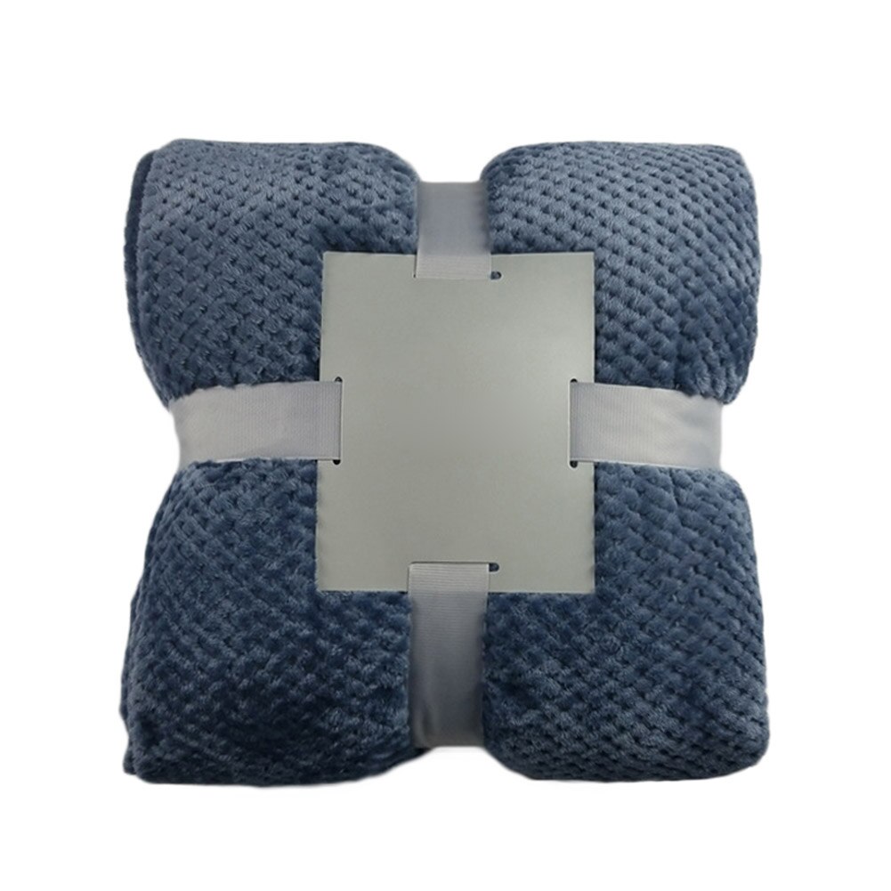 Weighted Blanket Sleep Deep Full Solid Color Soft Warm for People Insomnia Home Bedroom SCVD889: blue 70cmx100cm