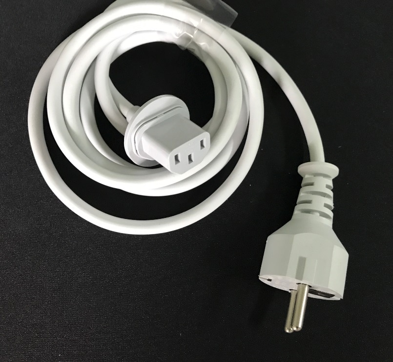 Europa Plug 1.8 M netsnoer kabel voor IMAC Computer Macbook EU plug charger adapter