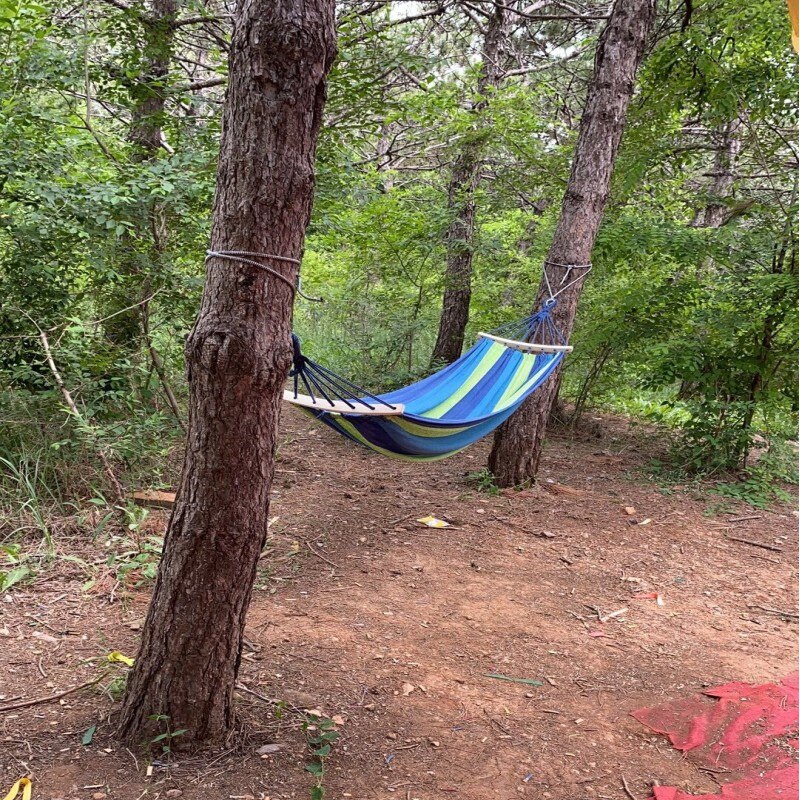 gehen Tragbare Hängematte Park Kind erwachsene Rest Hängematten draussen angeln schlafen hängen bett 1,5 Meter breit