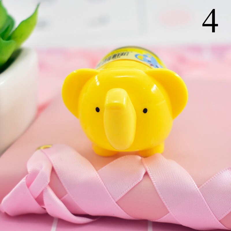 Sacapuntas lindo de un solo agujero, sacapuntas Kawaii de elefante para niñas, para niñas, suministros para la escuela, papelería coreana: 4