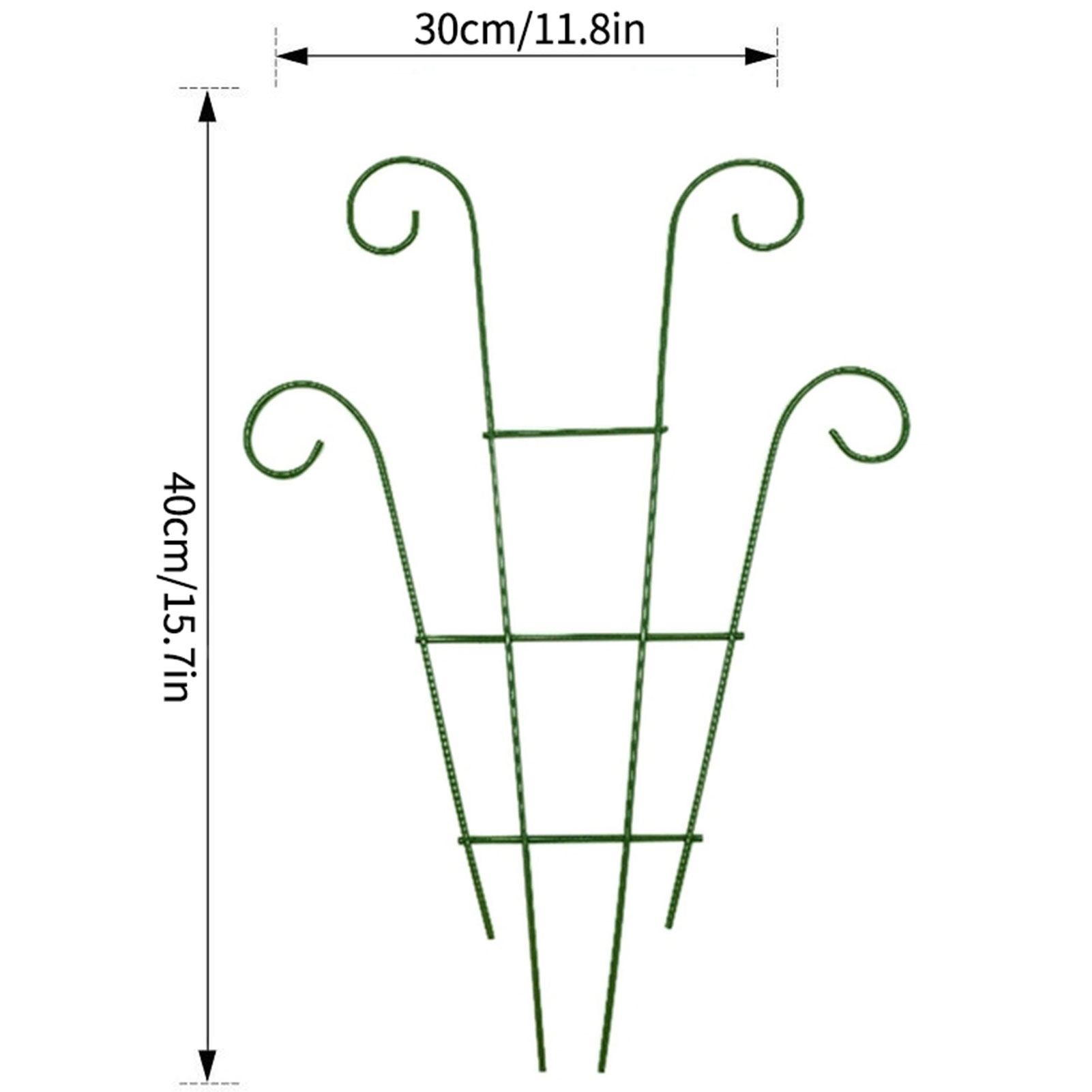 Klimplant Trellis Plant Ondersteuning Tuin Staak Stand Klimrek Ijzeren Bloem Trellis Frame Standhouder Tuin Decor: green