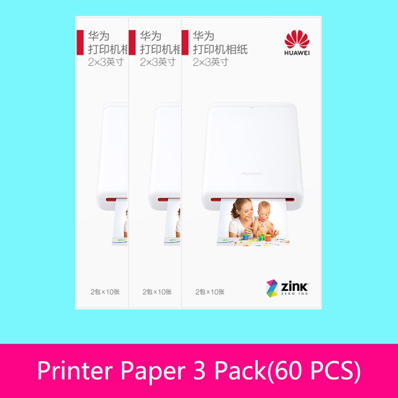 Originele Zink 2*3 Inch 50*76Mm Voor Huawei Printer Fotopapier Canon Zoemini Lg PD261 251 233 239SP