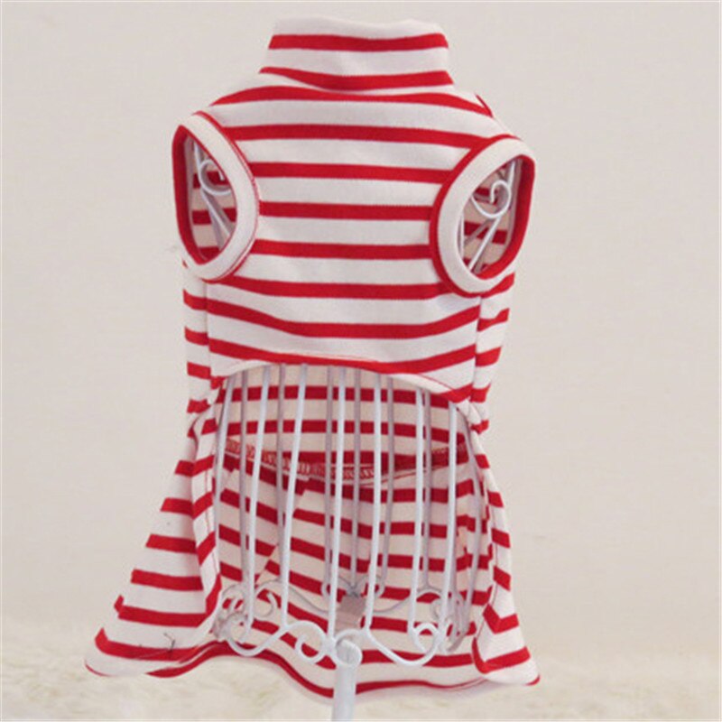 Small Dogs Dresses Stripe Wedding Princess Skirt Clothing For Pets Party Dress Tutu Cats Dogs Clothes Cute cappotto cane