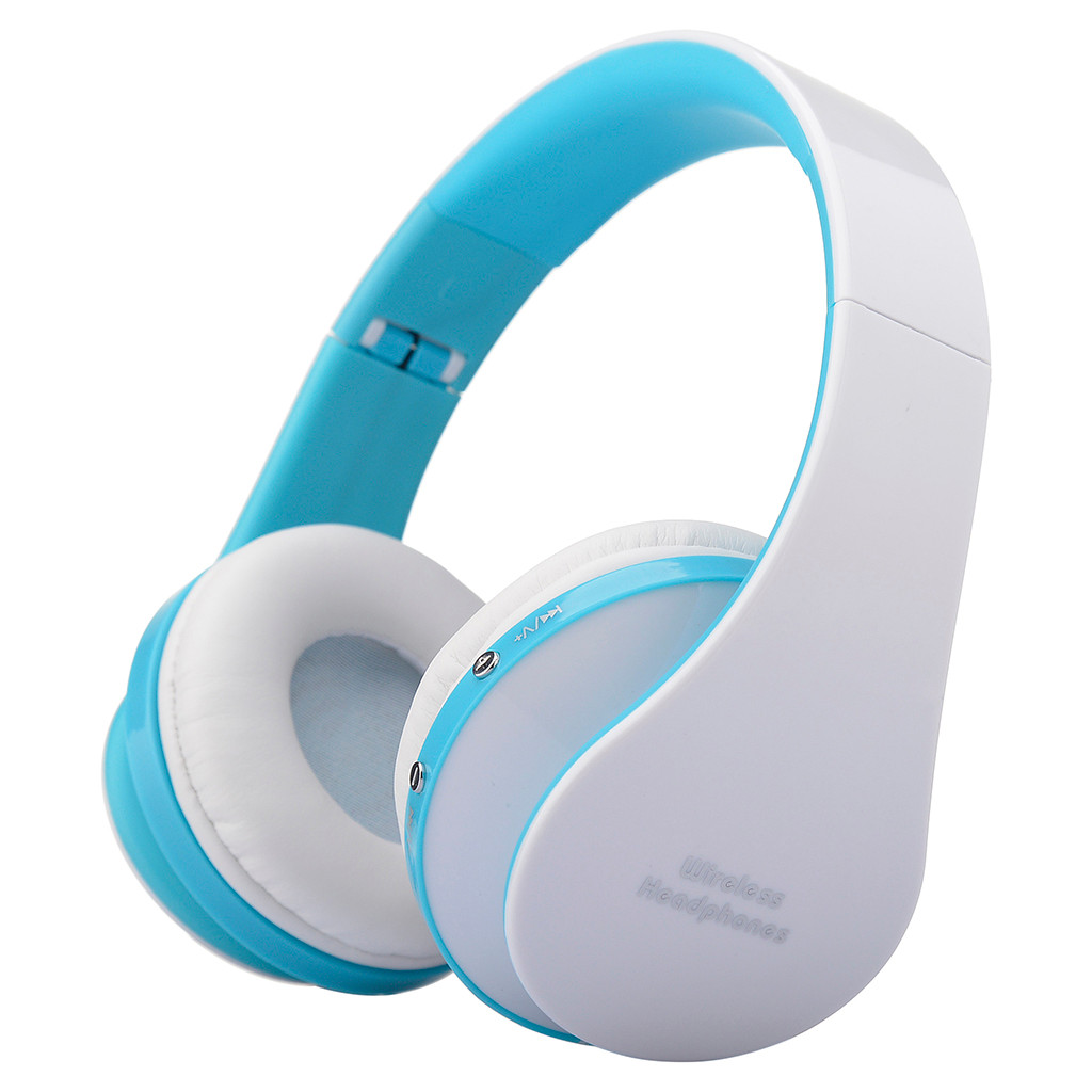 VOBERRY Kubite pliable avec micro pliable sans fil Bluetooth écouteur casque stéréo pour téléphone intelligent Bluetooth téléphone tête: BU