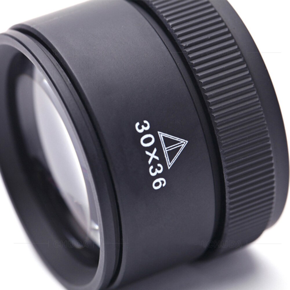 36mm Mini Powstro 30X HD Lente De Vidro Óptico Lupa Lupa Lupa de Bolso Lupa Handheld Moeda Selos Jóias Lupa