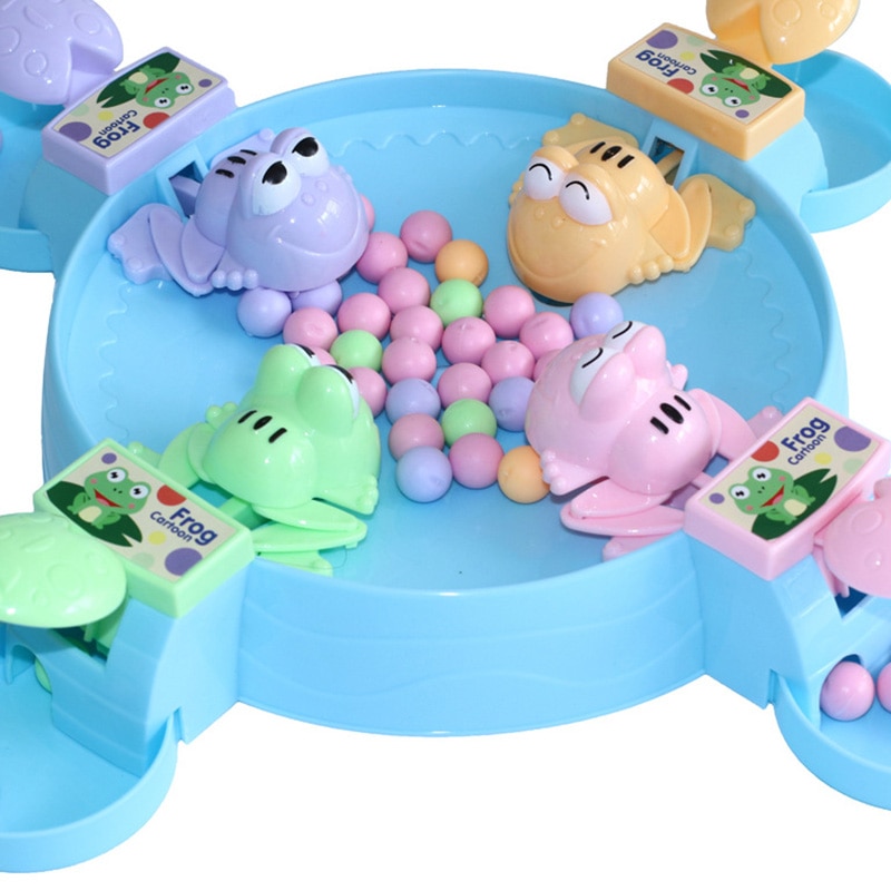 Hungry Frog Eating Beans Children Board Strategy Games Toy Family Competitive Interactive Stress Relief Toy Interesting Games