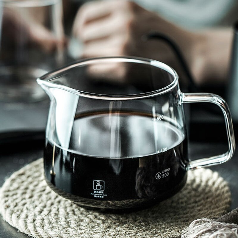 Hand-Made Koffie Waterkoker Filter Apparaat Set 700Ml Koffie Filter Cup Filter Houder Delen Pot Over Koffiezetapparaat