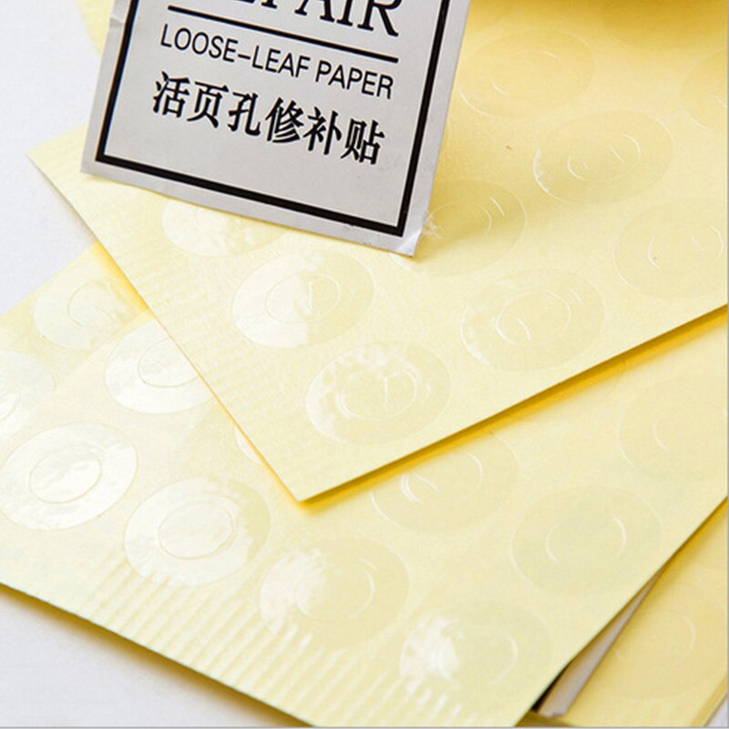 10 -pack 280 gaten diy gat reparatie stickers losse bladen  a4 a5 a6 notitieboek ring stickers kinderzegel stickers papieren label