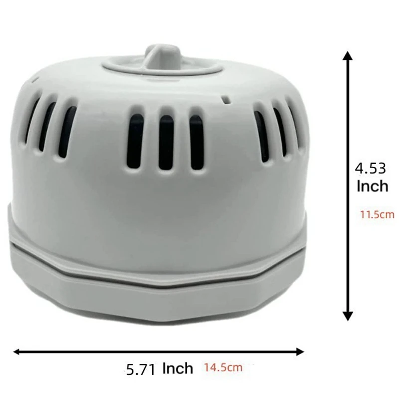 1/2/4 Stück Ersatz-Schwimmbadfilter für Bestway Flowclear Größe VI SI Filterkartusche Lay-Z-Spa – Miami Vegas Palm Spring: Silber