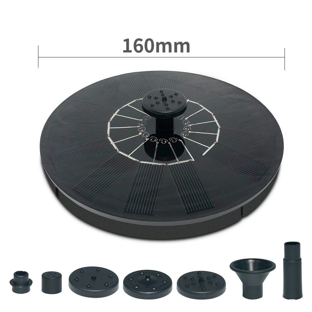 Solar Fountains Floating Outdoor Pool Water Feature Floating Fountains