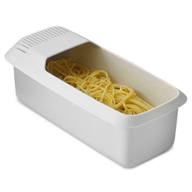 Utensilios de cocina italianos para microondas, caja ecológica para cocinar, utensilios blancos, novedad