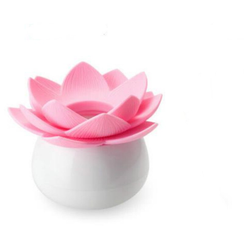 Best-seller Chic Lotus Flower Cotton Bud Toothpick Holder Toothpick Case Cotton Swab Box