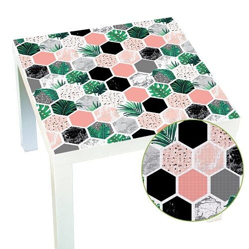 Mandala indisk bord klistremerke pvc vanntett matt deksel til restaurant spisestue avtagbart selvklebende kontaktpapir gjør-det-selv hjemmeinnredning: 017