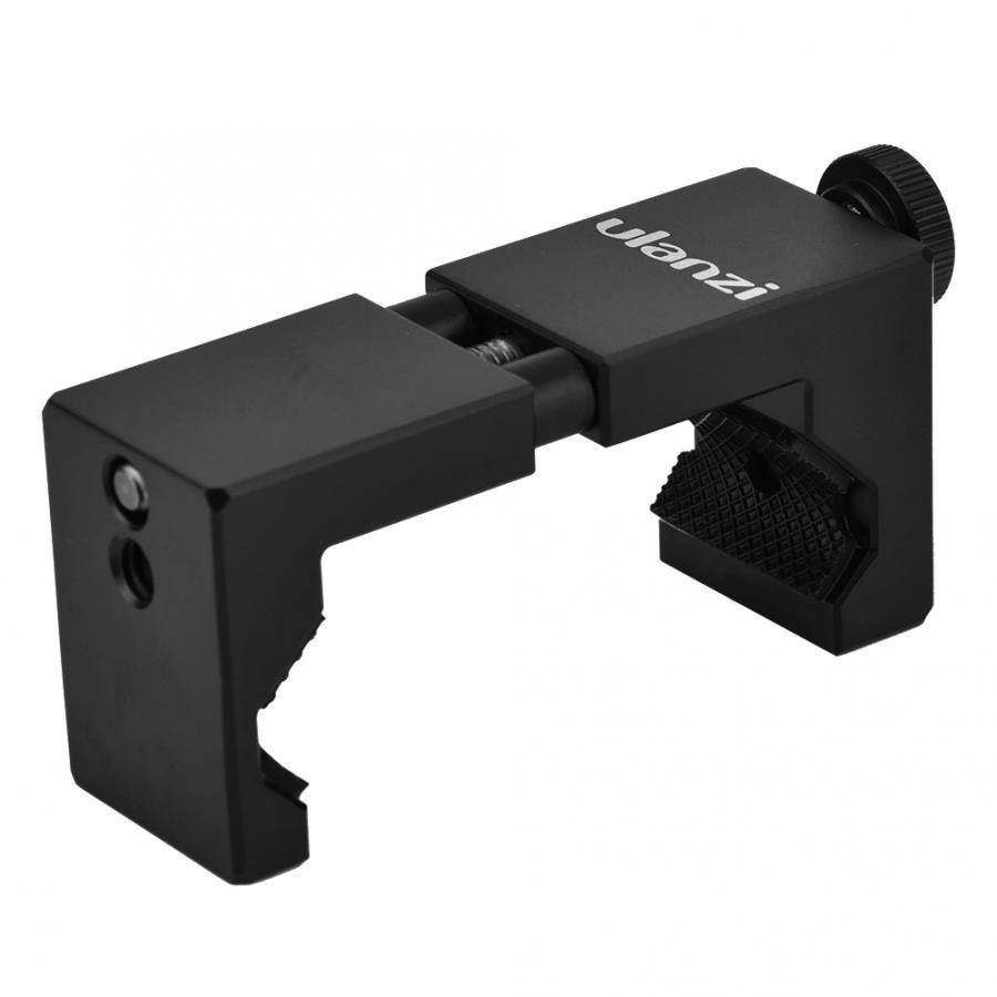 Ulanzi Universal Phone Holder 1/4" Screw Mount Height Adjustable Smartphone Holder Simple Installation Phone Photograph Tool