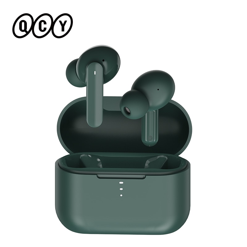 QCY T10 Wireless Bluetooth eadphones 4Mic noise isolation Dual Armature Driver Headphones Type-C charge