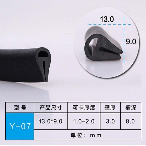 U Channel Rubber Edge Moulding Trim Weather Strip Car Door Protector Edge Guard Rubber Sealing: Pink