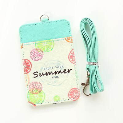 Fresh Style Fruits Patterns PU Leather Card Bus Card Name Business Cards Holder Office & School Supplies: 8