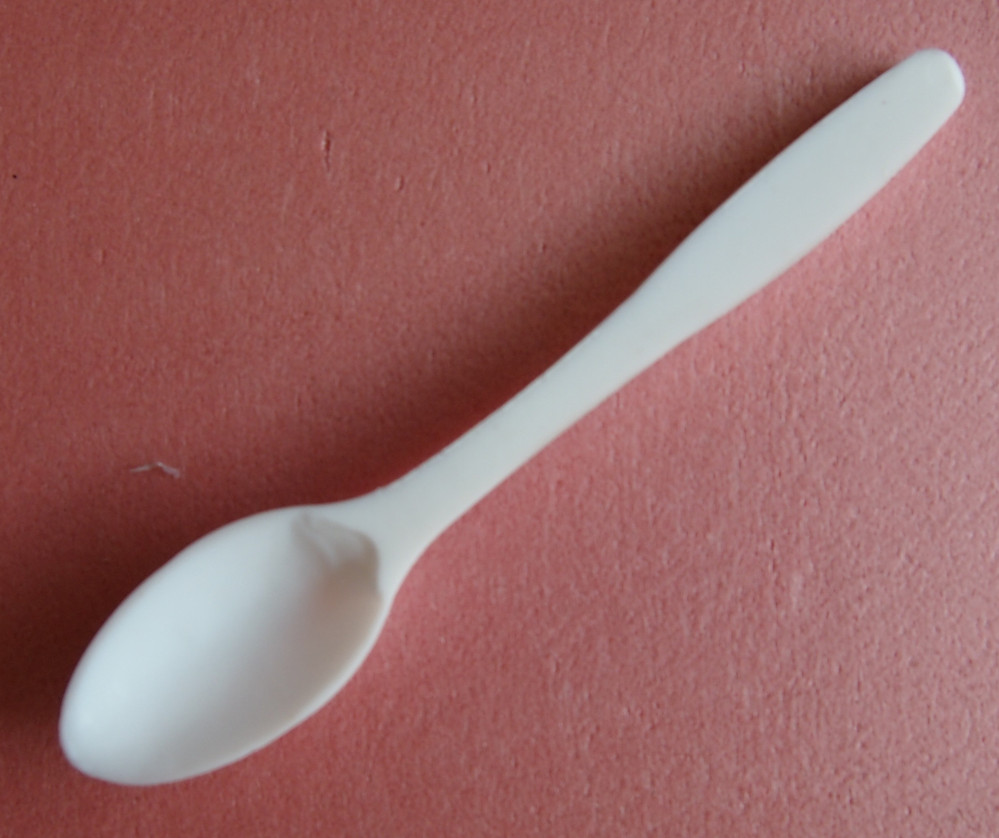 10ml,PTFE Medicine Spoon,Pure White Teflon Tbs,Laboratory Chemistry Equipment