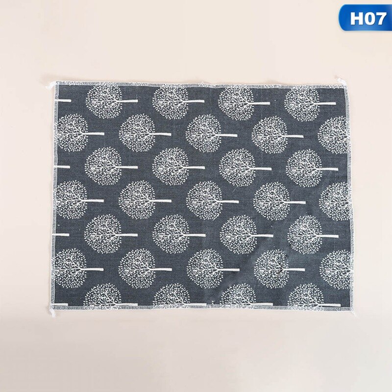 Small 30x40cm Plaid Table Mat Placemat Napkins Food Photography Nordic Photo Background Cloth Photography Shooting Props: 07
