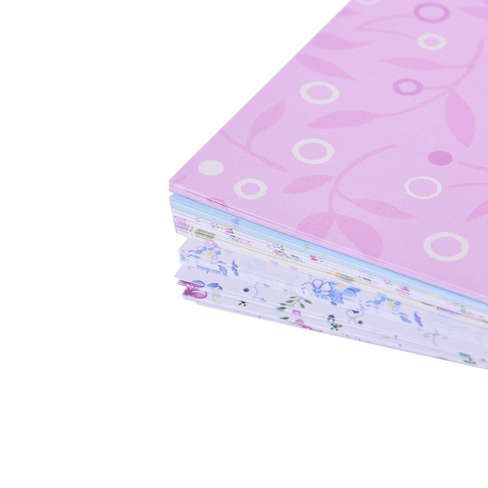 Grulla plegable de papel para manualidades, 72 hojas/paquete, Origami cuadrado, Floral, japonés, Lucky Wish, Chiyogami, artesanías de papel DIY para álbum de recortes Chico,