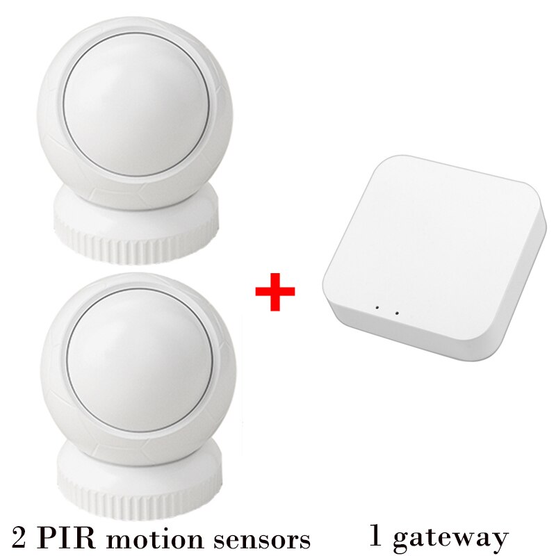 Tuya Human Body Sensor Infrared Sensor Motion Detection Tuya Intelligent Anti-theft Human Motion Sensor Motion Detection Tuya: 2 sensor 1 gateway