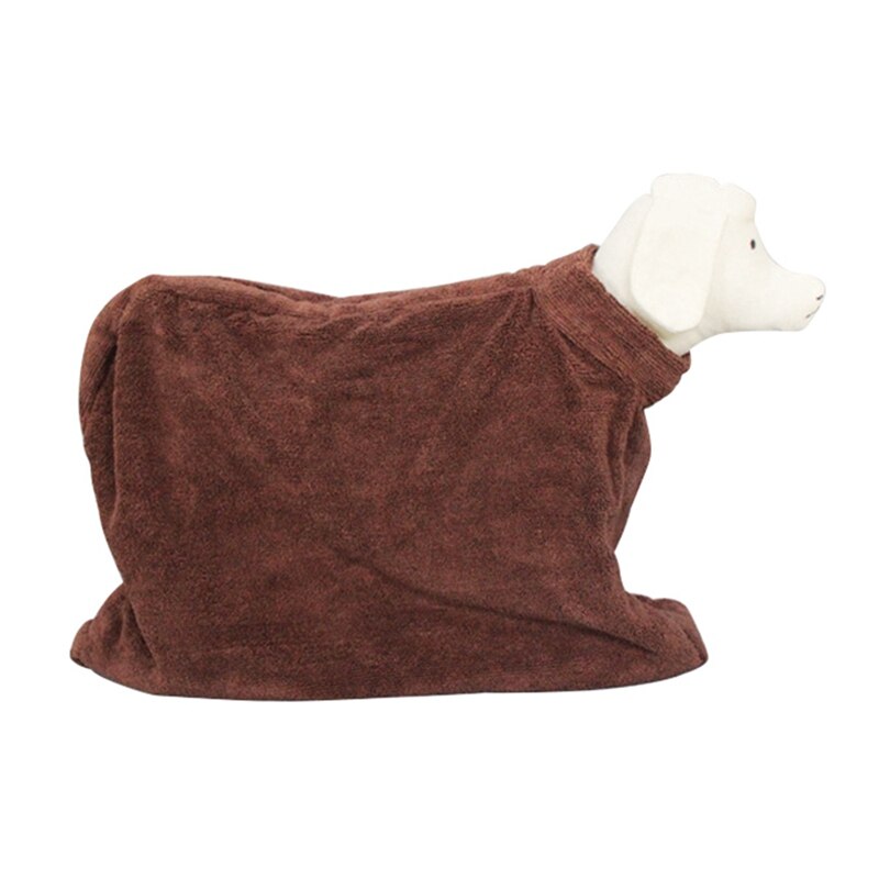 Hund badekåbe kæledyr hund badehåndklæde til små mellemstore hunde 400g mikrofiber superabsorberende kæledyr tørretørklæde qgnv