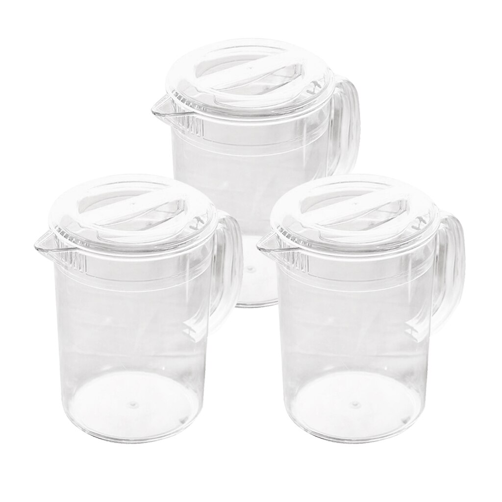 3 Pieces 1.5L Water Jug ​​juice Carafe Coffee Pot Teapot Vacuum Jug for
