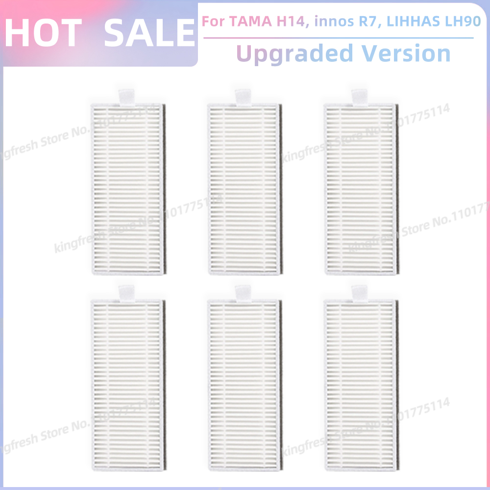 Pasuje robić TAMA H14, Blaupunkt Bluebot komfort plus, innos R7, LIHHAS LH90 Części Zamienne robić Odkurzacza Główna Rolka Szczotka Boczna Filtr Szmatka robić Mopowania Worek na Kurz: Jasne