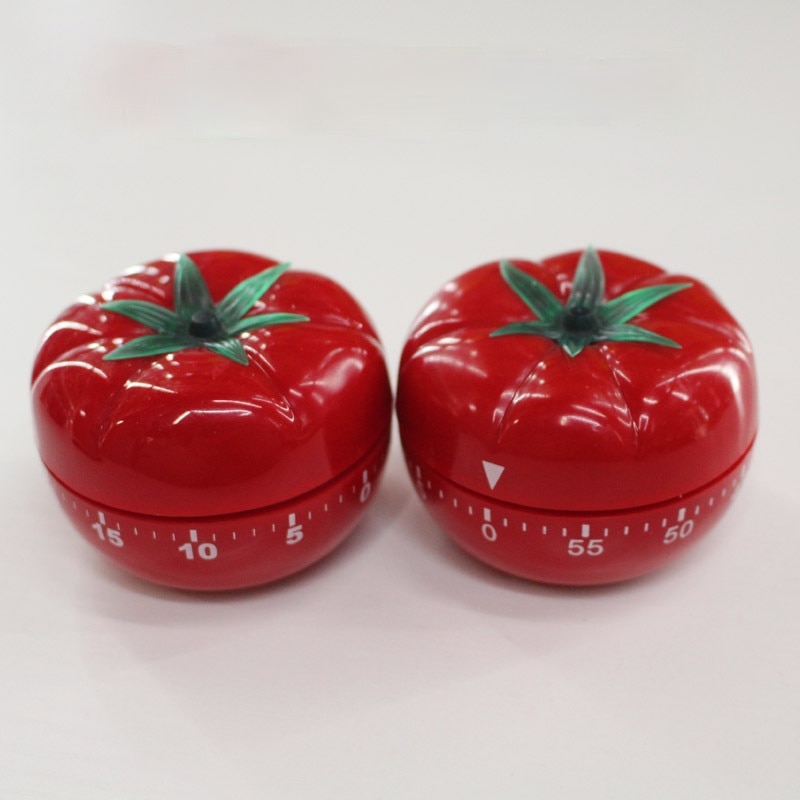 Pomodoro timer kjøkken dingser egg timer student timer alarm søt mini mekanisk urskive 60- minutters kjøkken gadgets